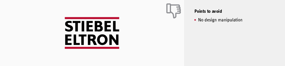 Logo Dos and Don‘ts | Brandbox STIEBEL ELTRON