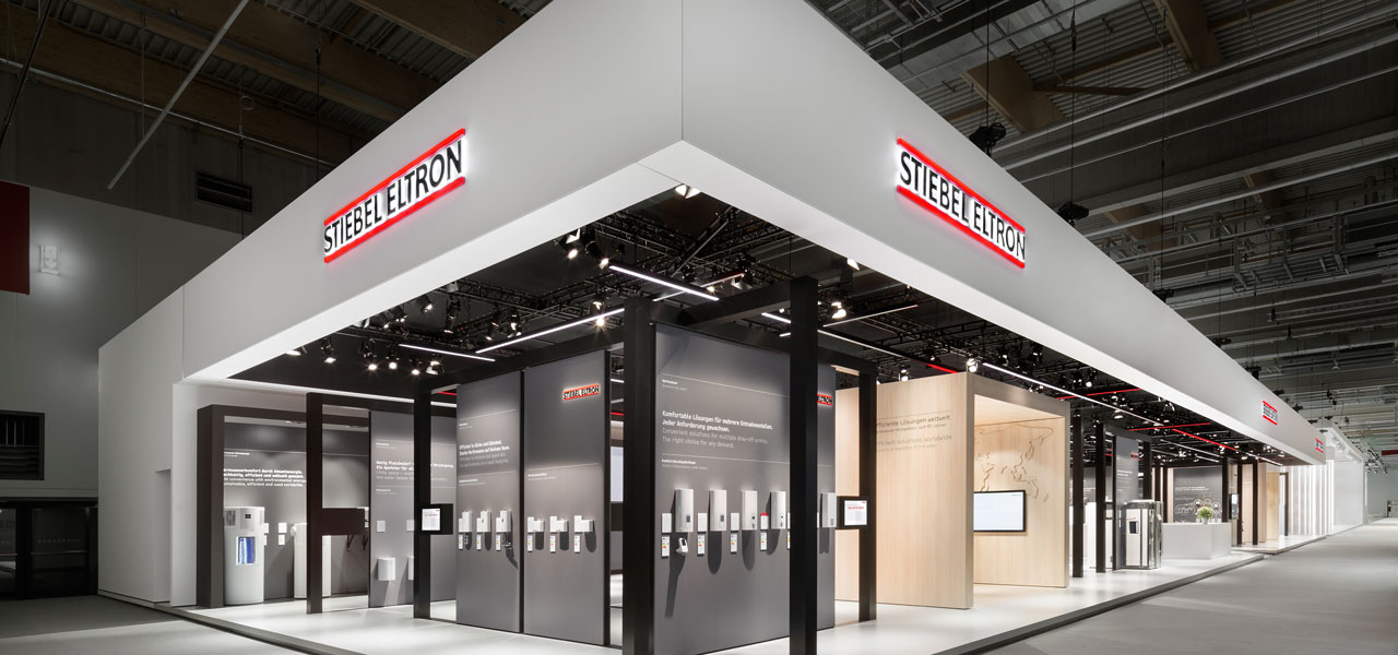 STIEBEL ELTRON trade fair stand, ISH 2019, Frankfurt (image 1)